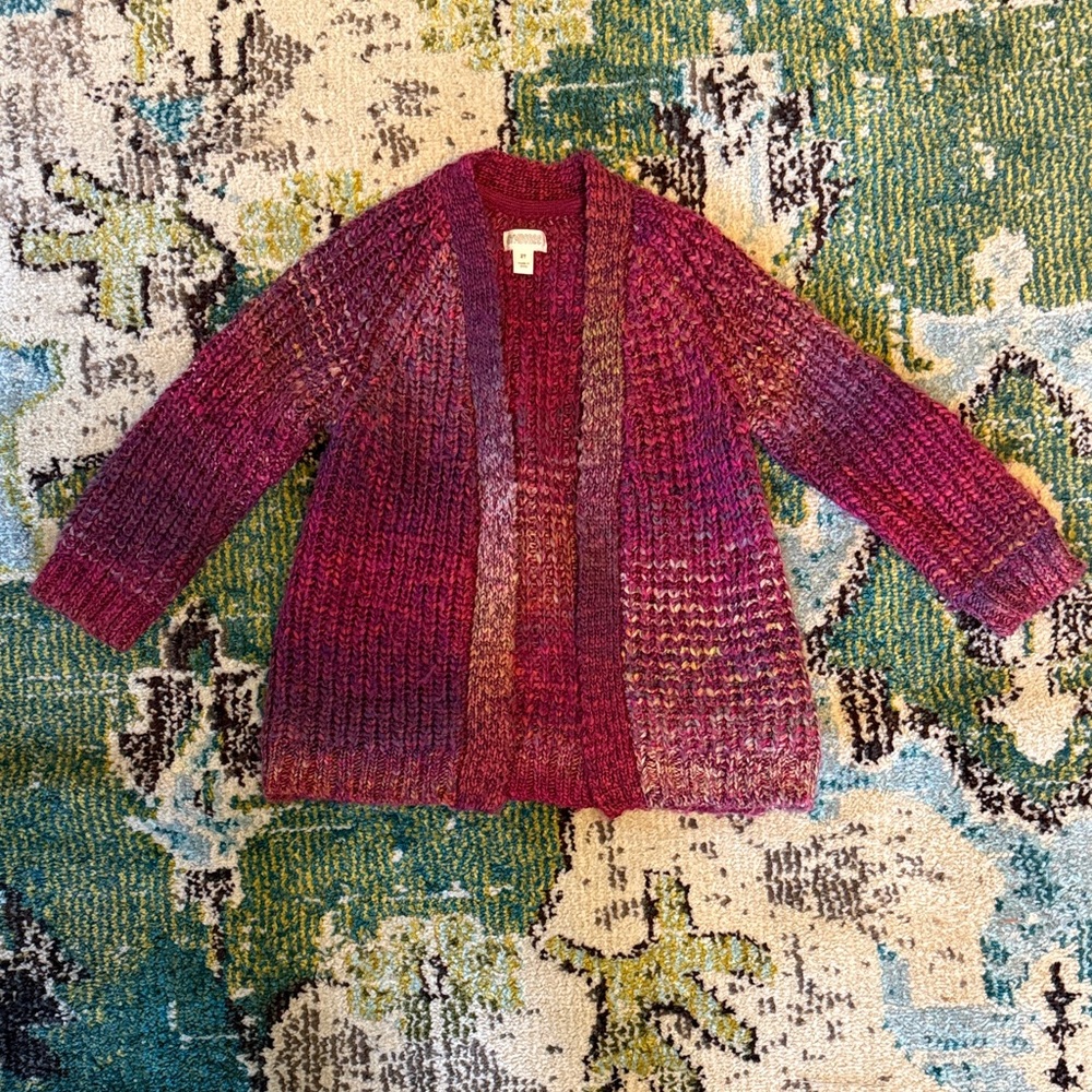 Gymboree Kids' Purple and Pink Knit Sweater